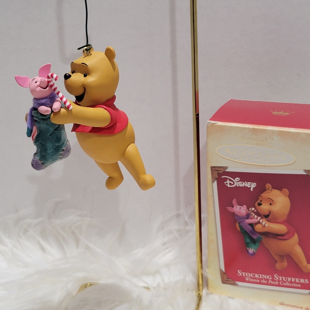 Hallmark Keepsake Ornament stocking staffers Winnie The Pool collection 2004